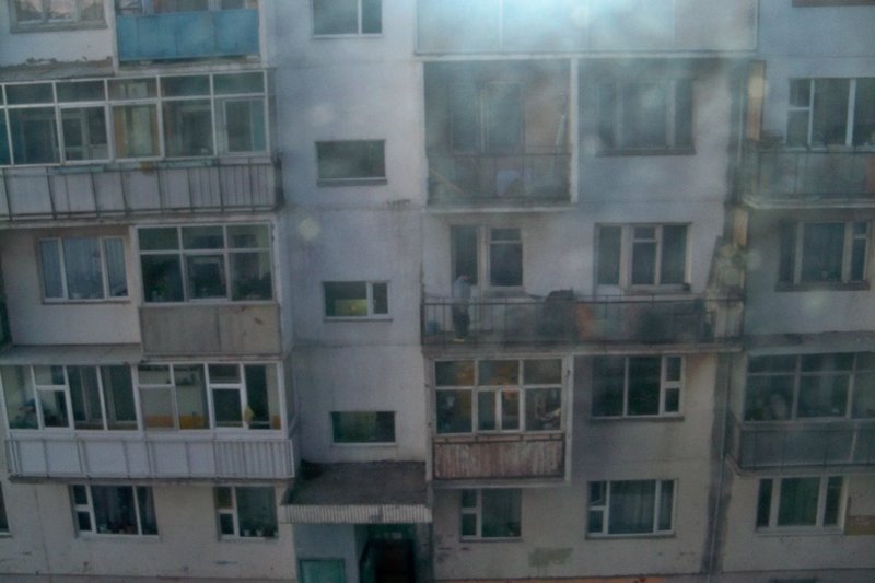 Apartments in Ulan Bator - old Soviet building
