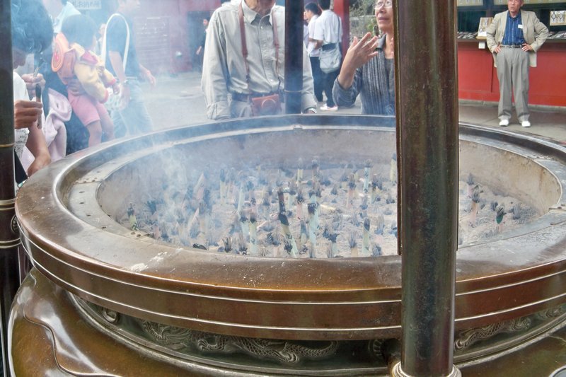 Close up of Burning Incense