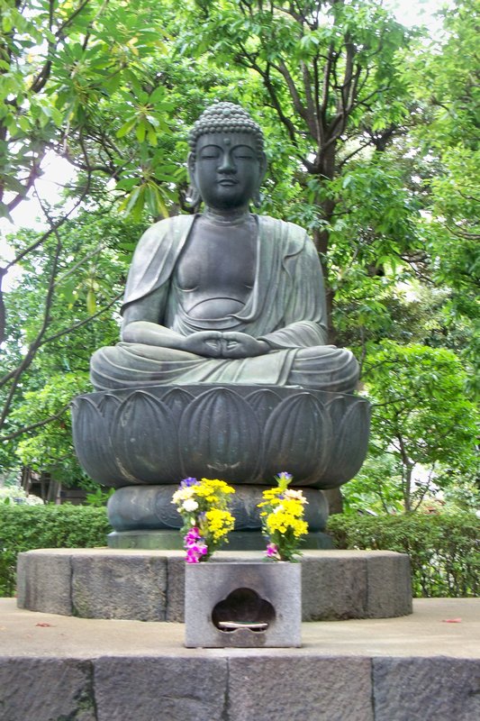 Buddha on Temple Grounds