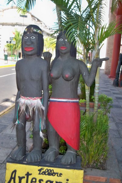 Statues Outside Folklore Shop