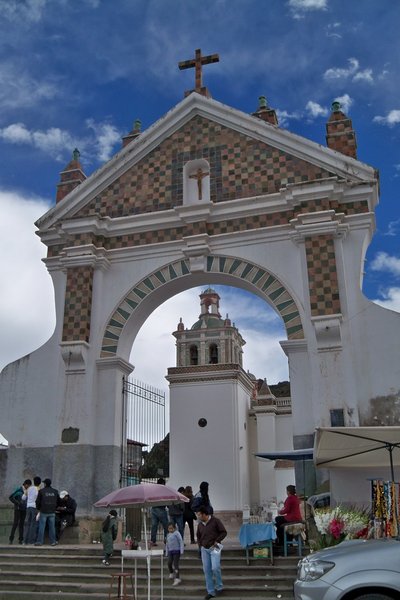 Archway Leading to Copacabana Cathedral