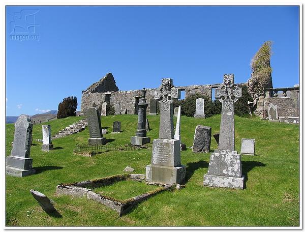 Church near road B8083, Tobernory, Skye island
