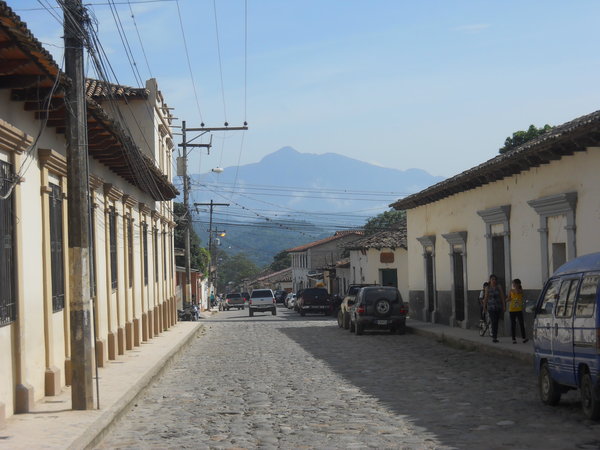 One of the cobbled streets of Gracias