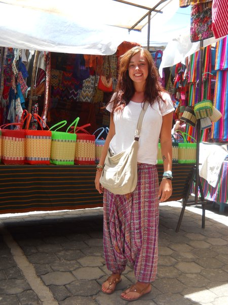 The market and my trousers!