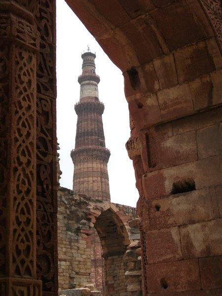 Minar from Inside Tutmish Tomb