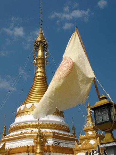 Mandala Flag at the Temple