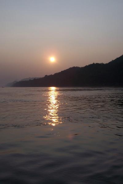 Sunset over the Mekong