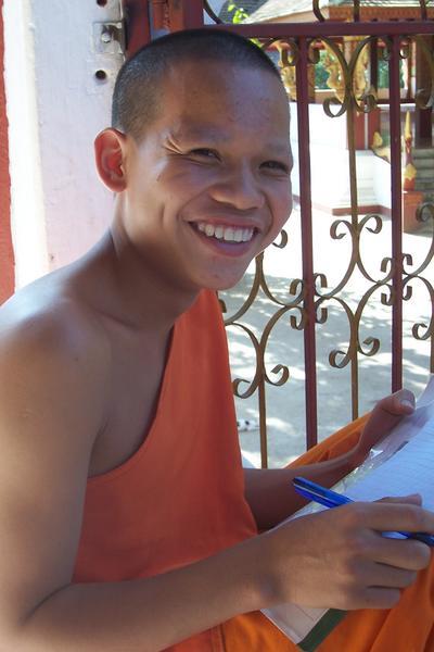 Lao Monk in Luang Prabang