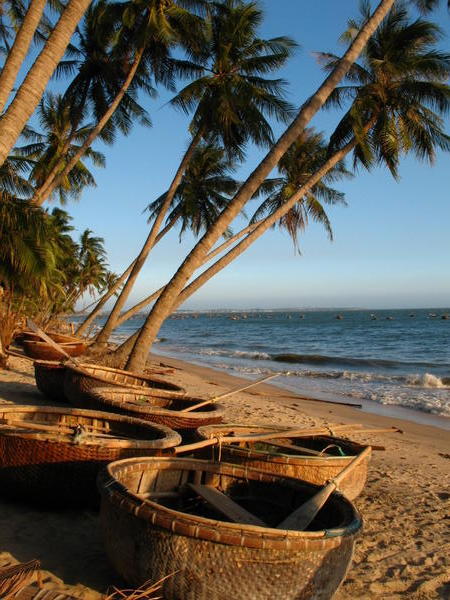 Coracles on the Beach