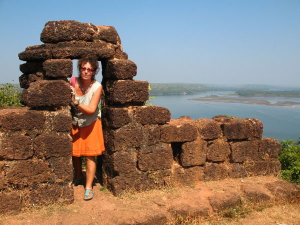 Exploring Chapora Fort