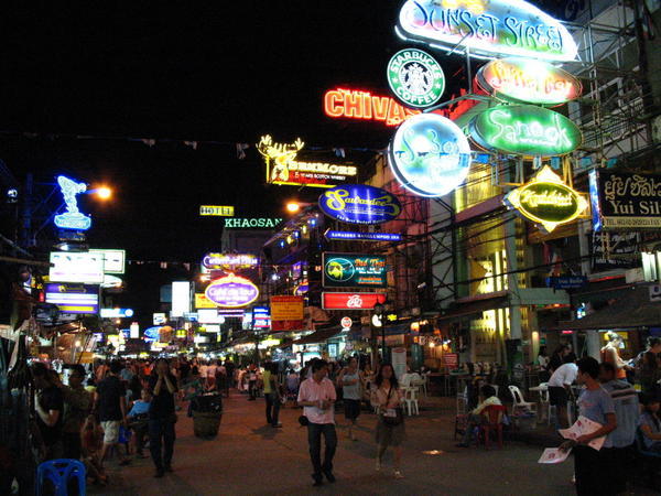 Khao San Road at Night