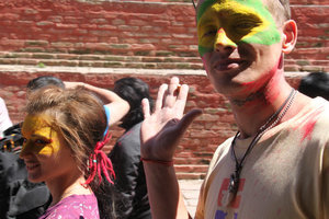 Holi Festival -Durbar Square
