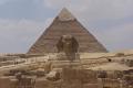 Pyramids and  Sphinx at Giza