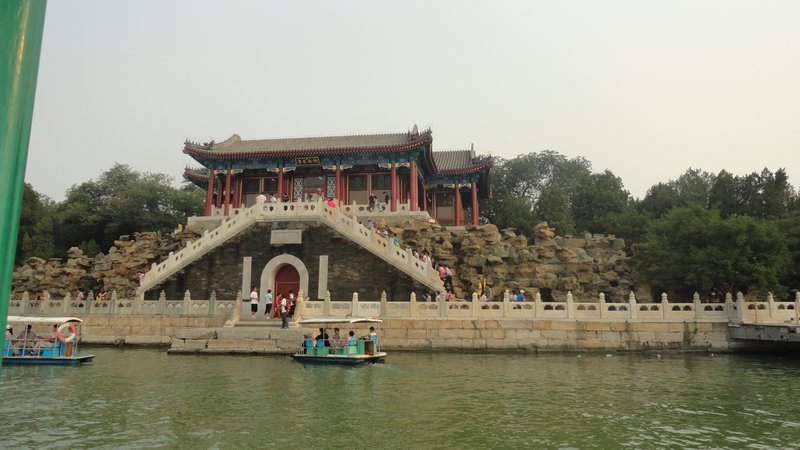 across the river to get dropped off at Summer Palace