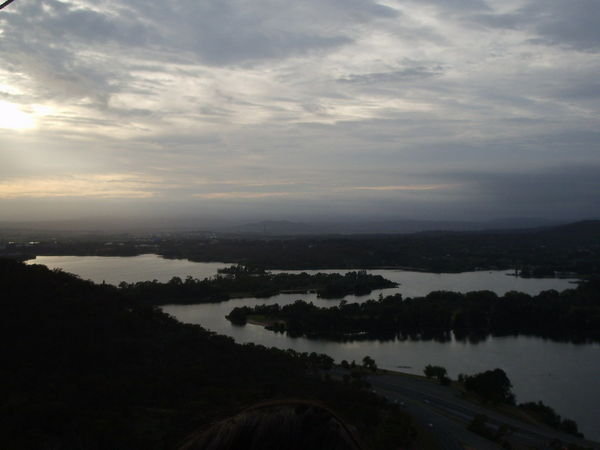 Lake Burley Griffin from the air