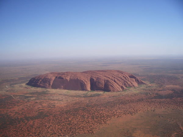 Uluru from above
