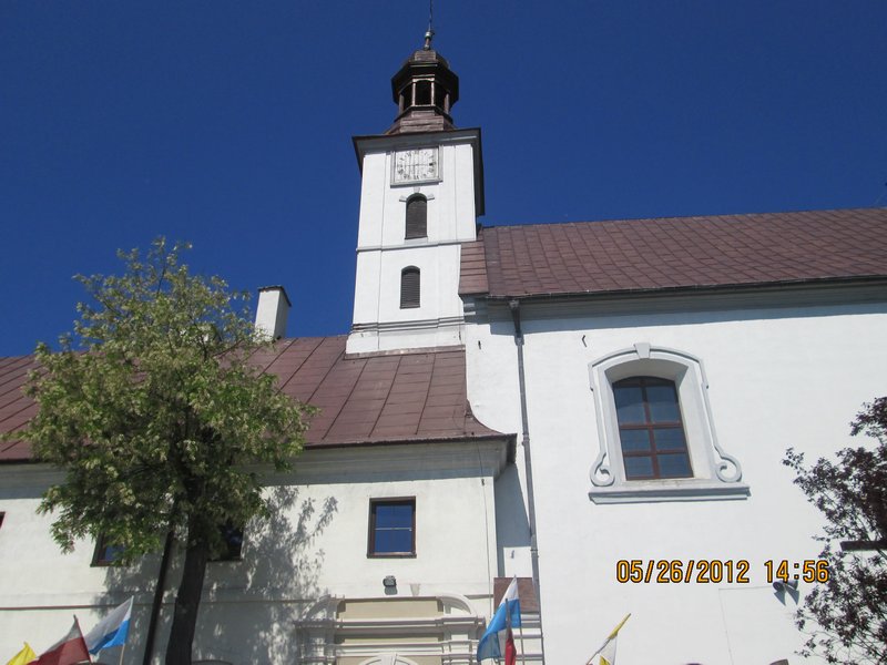 Outside  the church