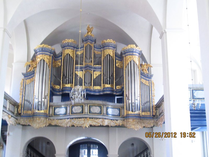 Organ at the back of the Church