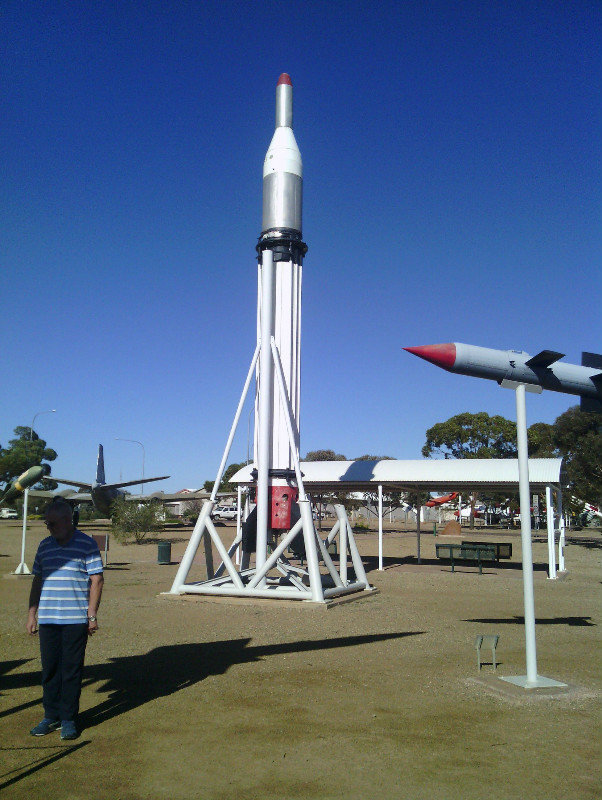 Graham and a rocket