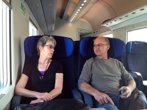 On the train from Verona to Venice 