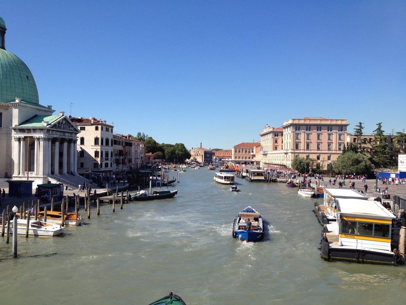 Grand canal from the bridge