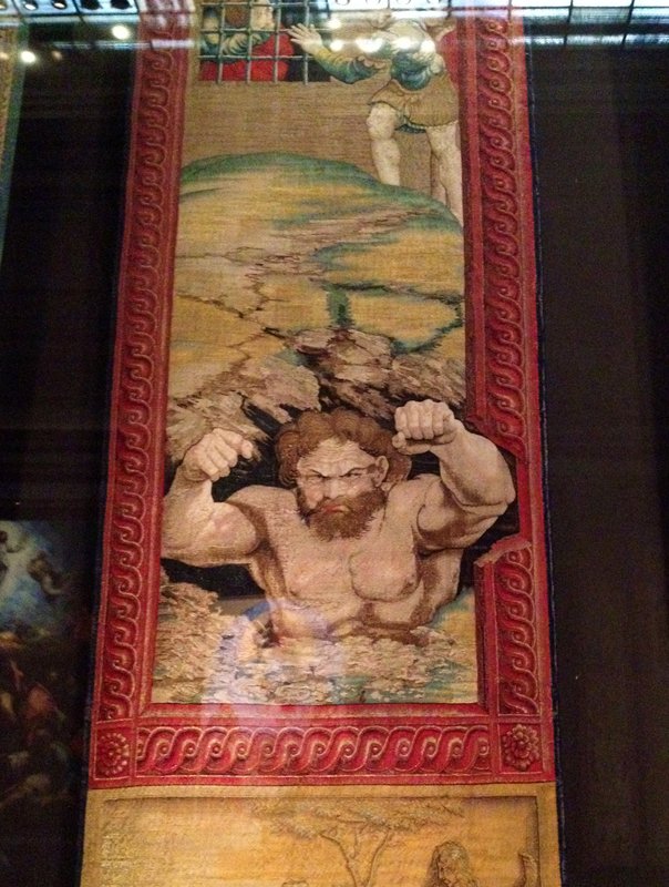 Hulk smash the tapestry -Vatican 