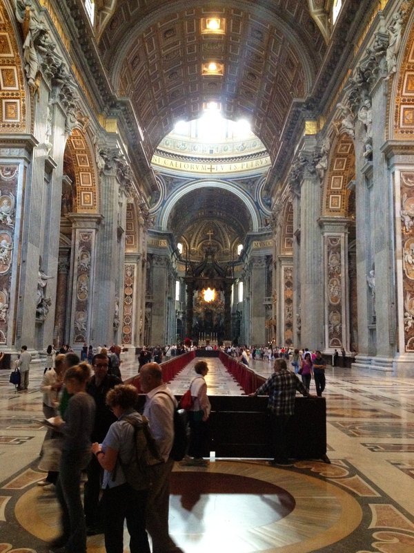 St. Peter's is large