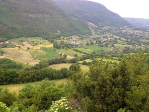 Outlook from the town of Lugnola