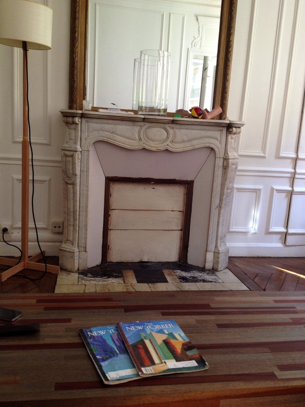 No surprise to find those of Geoff's Paris apartment coffee table