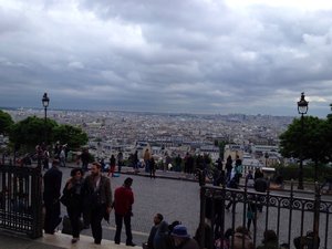 View of paris from sacre coeur 
