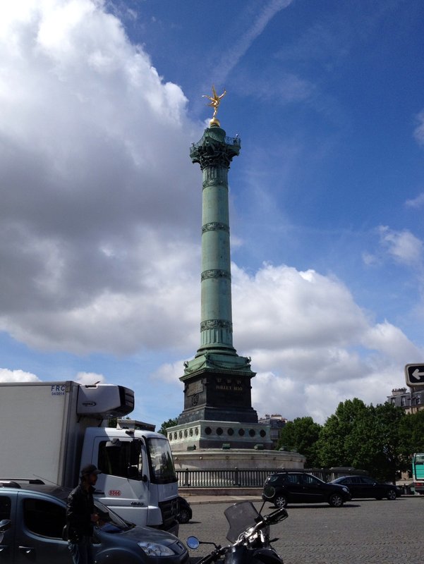 July column at place de la Bastille 