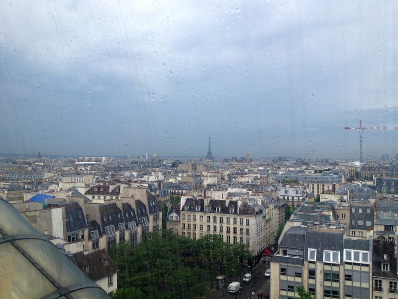 View includes the Eiffel tower