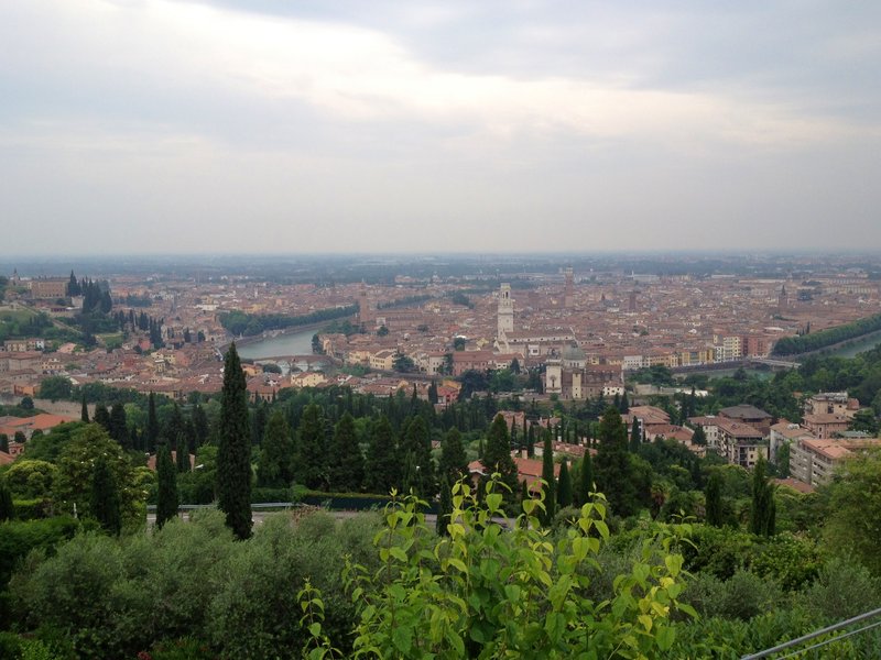 View of Verona from Santuario della Madonna di Lourdes