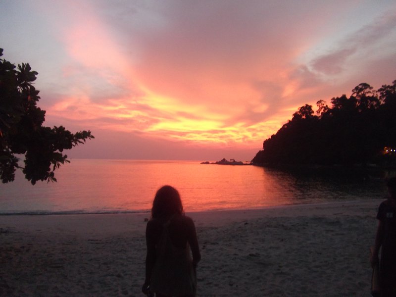 Sunset on Coral Beach