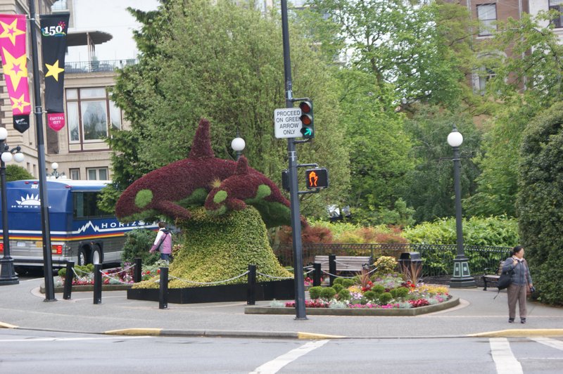 Garden sculpture in Victoria