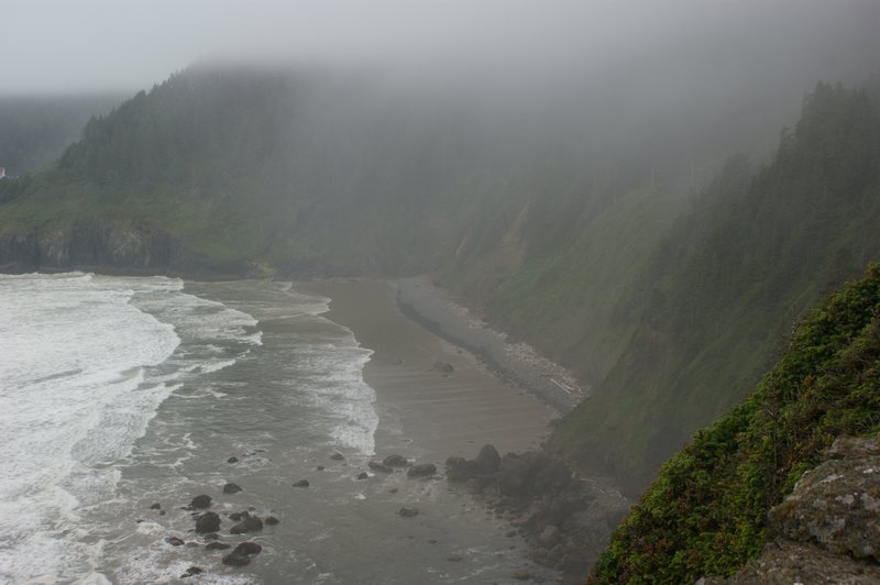 Oregon coast line