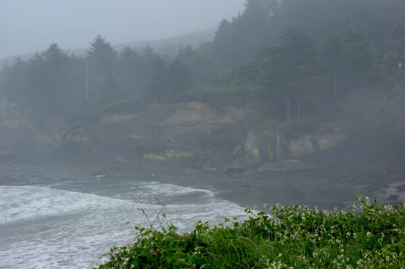 Oregon coast line