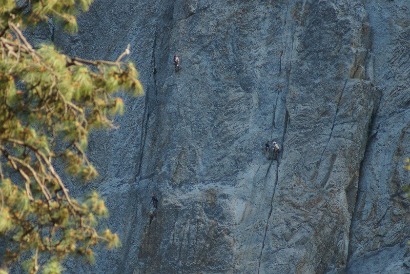 Mountain Climbers going up 