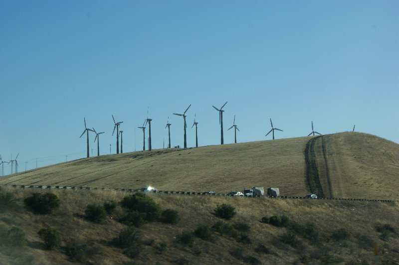 Windmills outside of San Francisco