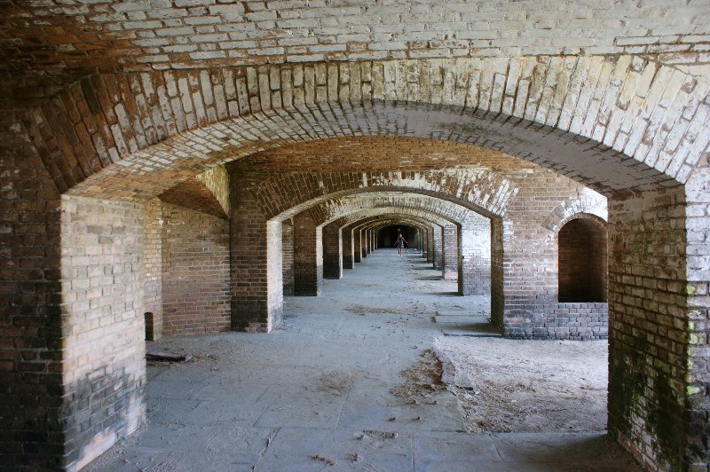 Inside Fort Jefferson