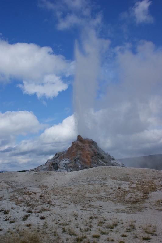 Cone Geyser Erupting
