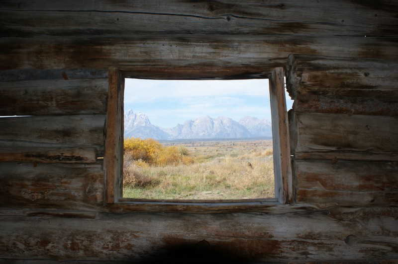 View through Cunningham Cabin
