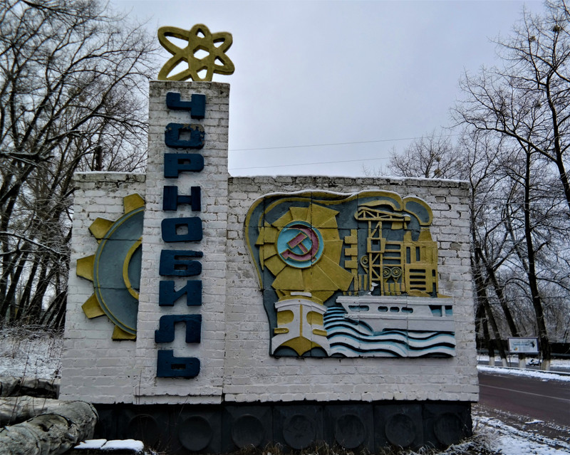 Chernobyl Welcome Sign