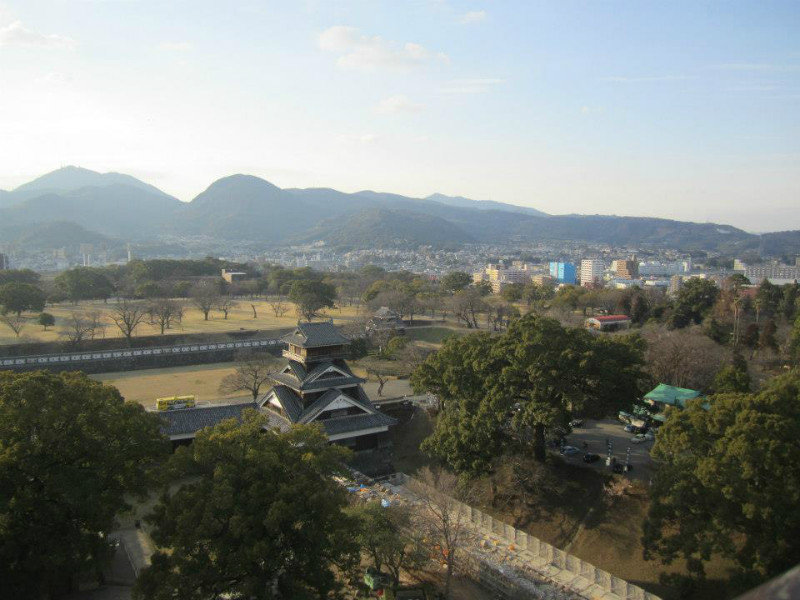View From Kumamoto Castle
