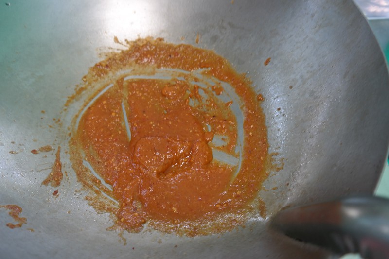 Making The Satay Sauce