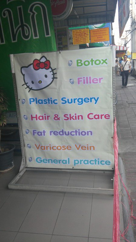 Plastic Surgery By Hello Kitty 