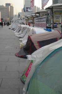 Protesters' Tents