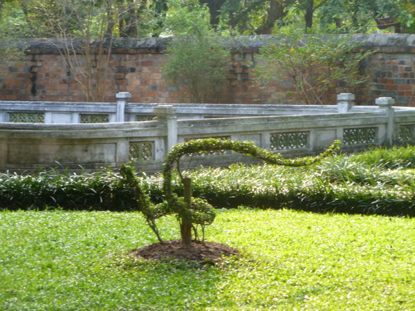 Snake topiary