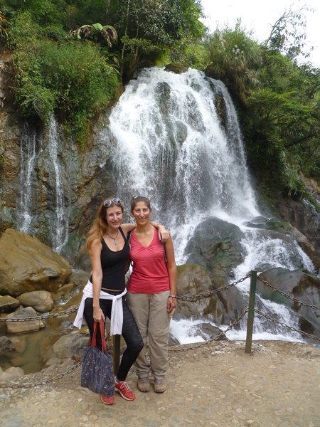 The waterfall at CatCat village