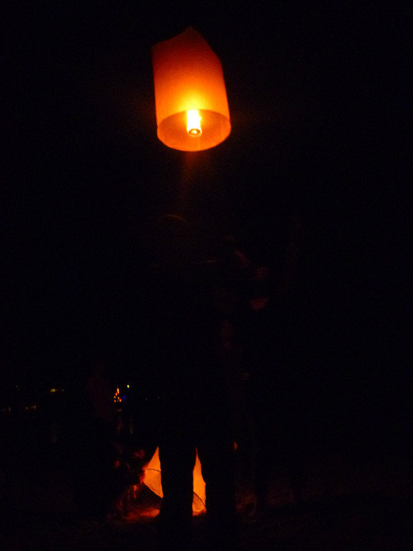 Lanterns at night, thai delight.